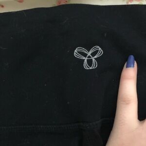 TNA Midnight Black Leggings with Logo